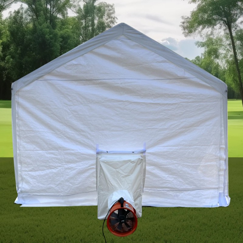 Cootentler Air Draft Device Connection for Connecting Booth and Exhaust