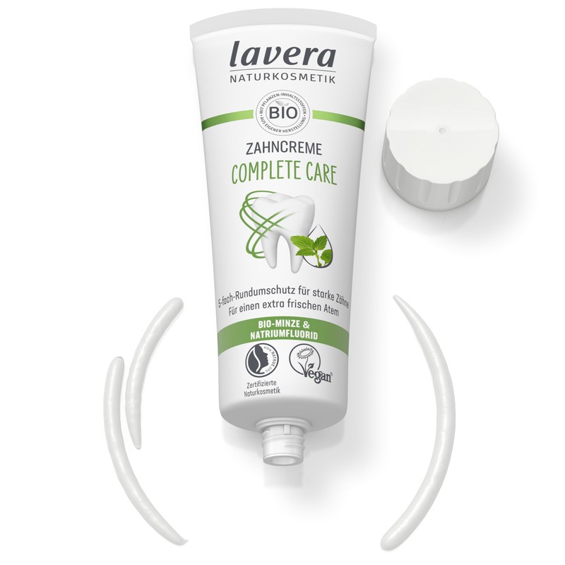 lavera Complete Care Toothpaste - Without Titanium Dioxide - 5x