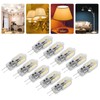 10Pcs Bi Pin Bulbs 12LED 1.2W G4 LED Bulb for