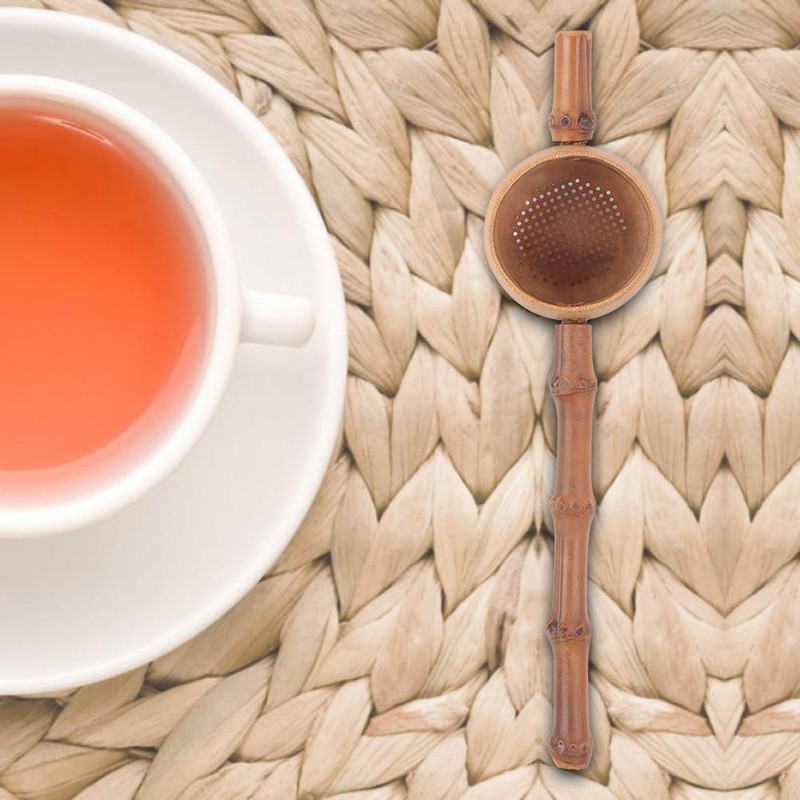 Tea Strainers Natural Bamboo Tea Filter Kitchen Gadget Bamboo Tea