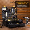 Tool Kit Box Drill Set：DEKOPRO Home Mechanic Toolbox with 12V