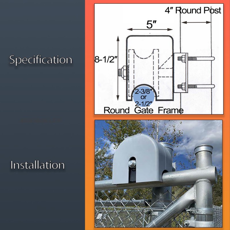 Cantilever Gate Rollers, Nylon Cantilever Slide Gate with Covers for