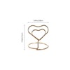 Supvox 20 x Heart Shaped Table Number Holders for Restaurant,