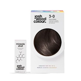 Josh Wood Colour Miracle Kit - Permanent Colour 3.0 and Miracle Shot,62% LESS BREAKAGE, 2.7 TIMES STRONGER HAIR, 38% LESS COLOUR FADE, Covers 100% of grey, Ammonia free
