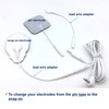 LiteTour Electrodes Cable Lead Wires Converter for Electric Massager