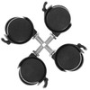 Sewroro 4pcs Swivel Castor Wheels for Computer Chairs Planter Replacement