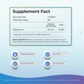 Wellness Extract H2 Molecular Hydrogen Water Tablets with effervescent Technology for Healthy Hydration, Optimal Energy, and Metabolism Support; 8 PPM. (30, Raspberry)