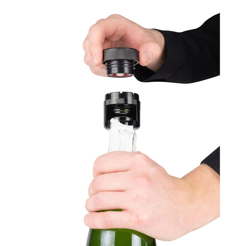 Peugeot Champagne Stopper, Black, 4,7x4,7x5 cm