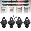 Innovative 3D Printing Snow Ski Wall Rack with Hooks –