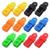 Myhiju 12 PCS Tarp Clips Heavy Duty Lock Grip,Adjustable Tent