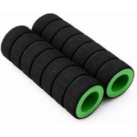 1 Pair Black for Bicycle Handlebar Grip for Bicycle Motorcycle Foam Sponge Handle Grip Cover,Green Popular Handlebars, Headsets and Stems