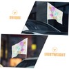 NOLITOY 12pcs Blank Handheld Flags for DIY Lightweight Waving Flags