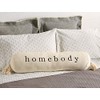 Mud Pie HOMEBODY Bolster Pillow, 1 Count (Pack of 1)