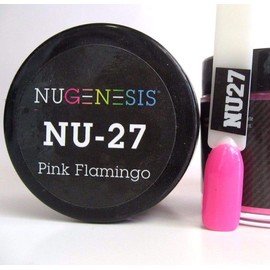 NuGenesis Nail Dipping Powder Color 1.5oz/43g - (NU27 Pink Flamingo)