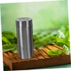 KONTONTY 304 Stainless Steel Seasoning Bottle Pepper Salt Shaker Set