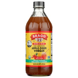 Bragg Organic Apple Cider Vinegar Honey Cayenne Wellness Cleanse with the Mother - 16 fl oz - Raw and Unfiltered