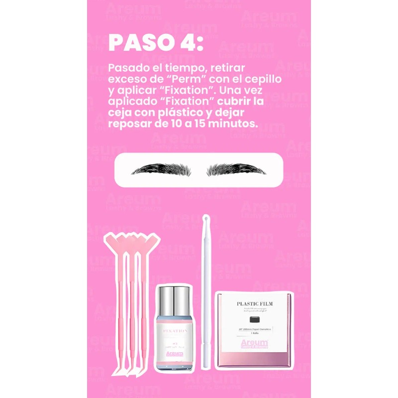 Kit Planchado De Cejas Profesional Areum Lashy & Browns