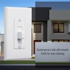 TayMac MW2570W Masque 1-Gang Decorator Style Toggle Switch Cover-Up Wall