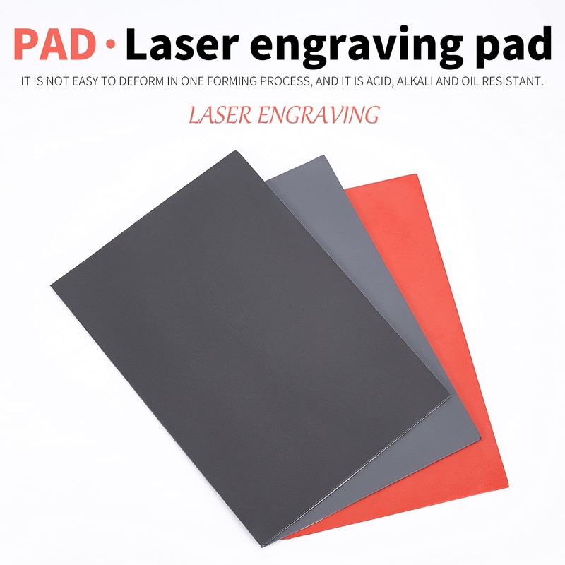 BENECREAT 2 Sheets A4 Red Rubber Stamp Sheet 30 x