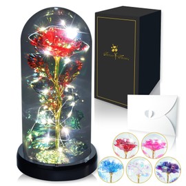 ForeverFlowers Flower Light, Rose, Non-Withering Flower, Wedding Anniversary, Gift, Wife, Girlfriend, Artificial Flower, Valentine's Day, White Day, Birthday, Mother's Day, Christmas, New Year,