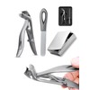 Kumobi Nail Clippers for Feet Thick Nippers Curved Stainless Steel