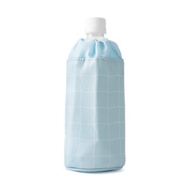 Asahi Koyo Bottle Cover, PET Bottle Holder, 16.9 fl oz (500 ml), Cold Insulation, Blue, Poolside Image, Fashionable Depth 4'-0'', Size: φ3.3 x Height: 7.5 inches (8.5 cm) x 7.5 inches (19 cm)