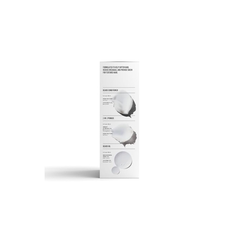 Bevel Mens Beard Grooming Kit - Includes Beard Conditioner, Beard