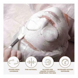 mfeisi Mascarilla Facial Plastica Gasa 100 Pzas  Envio Gratis