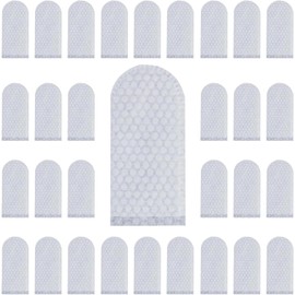 100Pcs White Cotton Finger Cots, Finger Covers Protector for Finger Tips, Comfortable and Breathable Fingertips Protective for Work, Nails Cleaning, and Protect Fingers