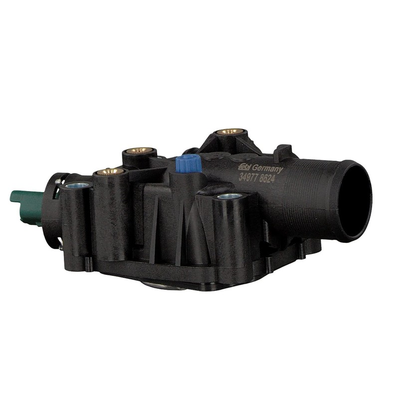febi bilstein 34977 Thermostat Housing with Temperature Switch, Pack of