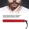 Professional Red Hair Straightener Titanium Curler Straightening Curling Rhinestone Flat