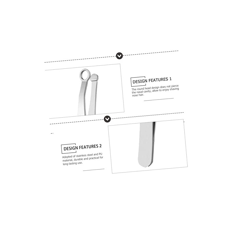 1 Set Beard Trimmer Nose Hair Tweezers Nasal Hair Trimmer