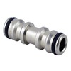 Flopro Professional Metal Double Male Hose Connector, Chrome