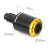 MSHINE Gold CNC Bar End Weights For DR-Z 400 S/SM/E