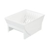 Richell Totono N Dish Stand for Drawers, Wide, White, 11.0