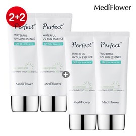 Mediflower 퍼펙트 워터풀 유브이 선에센스 50ml 2+2 / 수분 선크림 Perfect Waterfull UV Sun Essence 50ml 2+2 / Moisturizing Sun Cream