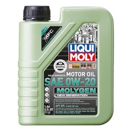 LIQUI MOLY Molygen New Generation SAE 0W-20 | 1 L | Fully synthetic engine oil | SKU: 20436