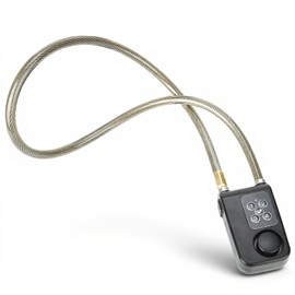 Remote Control Alarm Lock, Electric Motorcycle Password Steel Chain Lock, for Indoor and Outdoor Use