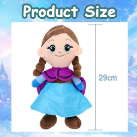 SLPERJE Princess Plush Toy,Medium Soft Toy,Animals Figures Plush,Princess Cartoon Plush Doll Gifts Animals Plush Figure Collection Children For Boys And Girls And Game Lovers - 29cm