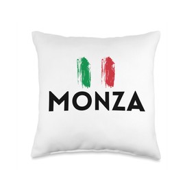Monza City Italy Vacations Traveling Italian Women Men Pun Throw Pillow