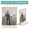 PBF 8.5x11 Acrylic Picture Frame Display Stand | Vertical Clear