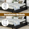 4 Pack White Mattress Slide Stopper, Non-Slip Metal Mattress Gripper