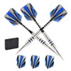 LinkVisions 90% Tungsten Professional Steel Tip Darts Set Point Protector