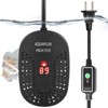 HITOP 100W Mini Adjustable Aquarium Heater: Digital Fish Tank Heater