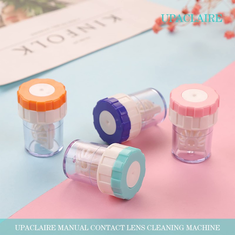 2 PCS Contacts Case Cleaner Machines, UpaClaire Daily Vision Care