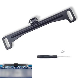 Sephile 1 PC Car License Plate Holder, Waterproof Durable Metal Vehicle Rear View Camera Bracket, Universal Back Up Camera Installation Tool, Car Reverse Bracket Accessories, for Most Cars (Black)