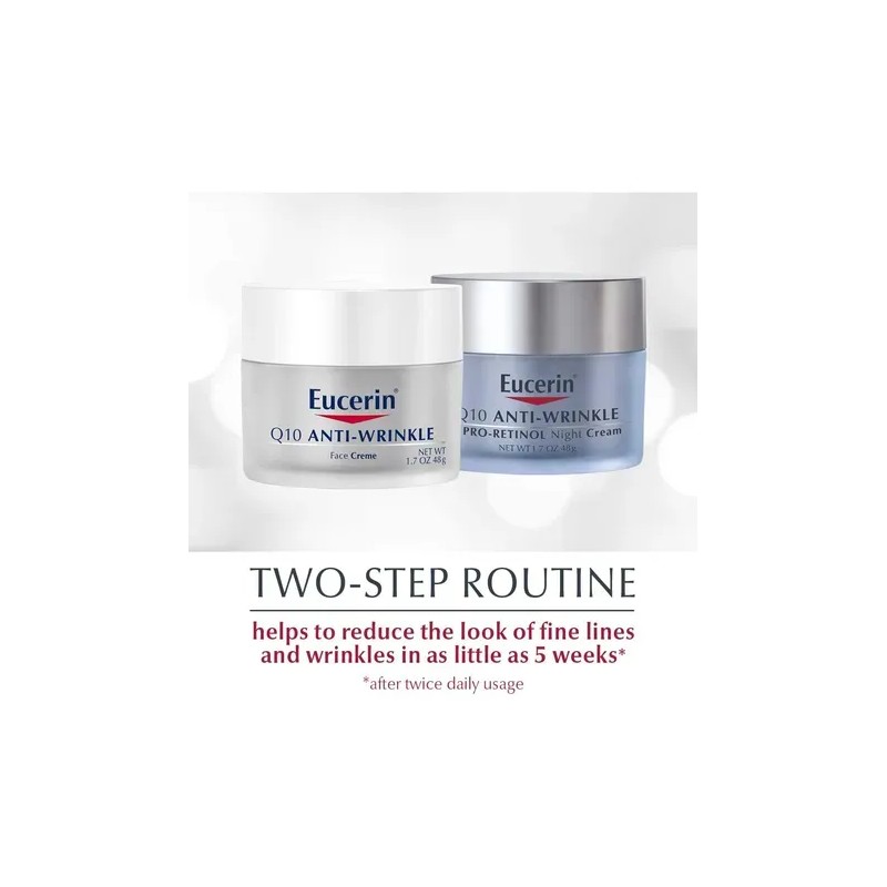Q10 Anti Wrinkle Face Hidratante Cream Bundle, Día Y Noche