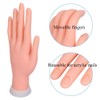 Jzhen Adjustable nail art model hand, DIY nail practice manicure