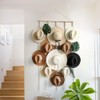 Macrame Hat Hangers for Wall - Boho Hats Rack Cowgirl