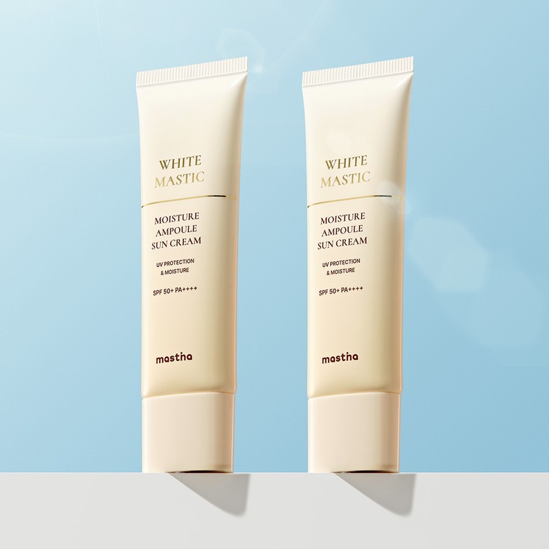 Mastina White Mastic Moisture Ampoule Sunscreen SPF50+ ++++, 50ml, 1